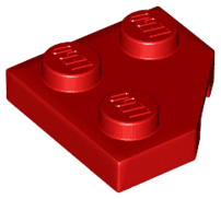 Wedge, Plate 2 x 2 Cut Corner