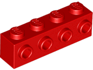Brick, Modified 1 x 4 with Studs on Side