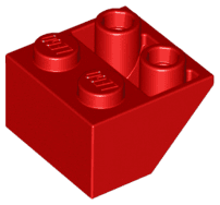 Slope, Inverted 45 2 x 2 with Flat Bottom Pin