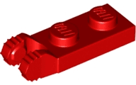 Hinge Plate 1 x 2 Locking with 2 Fingers on End