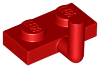 Plate, Modified 1 x 2 with Bar Arm Up (Horizontal Arm 5mm)