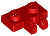 Hinge Plate 1 x 2 Locking with 2 Fingers on Side