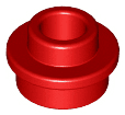 Plate, Round 1 x 1 with Open Stud