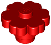 Plant Flower 2 x 2 Rounded - Solid Stud
