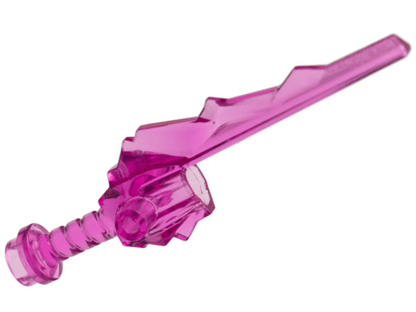 Minifigure, Weapon Sword Hilt with Crystal Shard