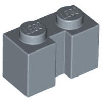 Brick, Modified 1 x 2 with Channel