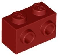 Brick, Modified 1 x 2 with Studs on 1 Side