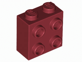 Brick, Modified 1 x 2 x 1 2/3 with Studs on Side