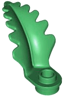 Plant Plate, Round 1 x 1 with Curved, Upright Leaf