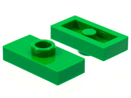 Plate, Modified 1 x 2 with 1 Stud without Groove (Jumper)