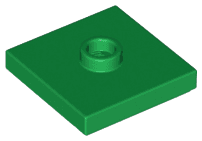Plate, Modified 2 x 2 with Groove and 1 Stud in Center (Jumper)