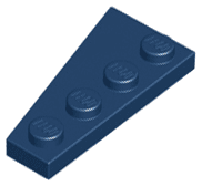 Wedge, Plate 4 x 2 Right