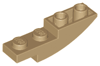 Slope, Curved 4 x 1 Inverted