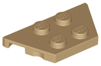 Wedge, Plate 2 x 4