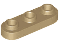 Plate, Round 1 x 3 with Open Studs