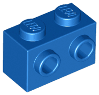 Brick, Modified 1 x 2 with Studs on 1 Side