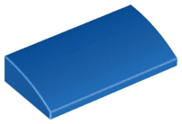 Slope, Curved 2 x 4 x 2/3 with Bottom Tubes