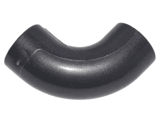 Brick, Round Tube 1 x 1 d. 90 degrees Elbow Macaroni - No Stud - Type 2 - Axle Hole