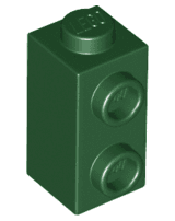 Brick, Modified 1 x 1 x 1 2/3 with Studs on Side