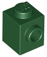Brick, Modified 1 x 1 with Stud on Side