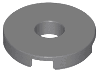 Tile, Round 2 x 2 with Hole