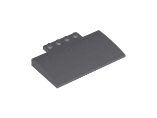 Slope, Curved 5 x 8 x 2/3 with 4 Studs