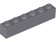 Brick 1 x 6