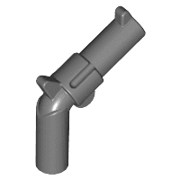 Minifigure, Weapon Gun, Pistol Revolver - Large Barrel and Solid Handle