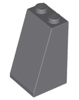 Slope 75 2 x 2 x 3 - Solid Studs