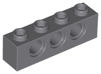 Technic, Brick 1 x 4 with Holes