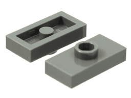 Plate, Modified 1 x 2 with 1 Stud without Groove (Jumper)
