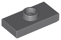 Plate, Modified 1 x 2 with 1 Stud with Groove (Jumper)
