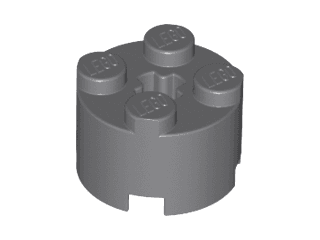 Brick, Round 2 x 2 with Axle Hole