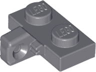 Hinge Plate 1 x 2 Locking with 1 Finger on Side without Bottom Groove