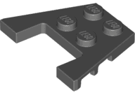 Wedge, Plate 3 x 4 with Stud Notches