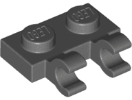 Plate, Modified 1 x 2 with 2 Open O Clips (Horizontal Grip)