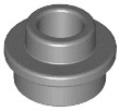 Plate, Round 1 x 1 with Open Stud