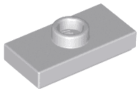 Plate, Modified 1 x 2 with 1 Stud with Groove and Bottom Stud Holder (Jumper)