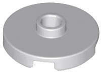 Tile, Round 2 x 2 with Open Stud
