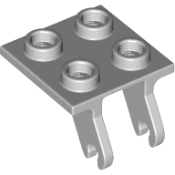 Plate, Modified 2 x 2 Thin with Plane Single Wheel Holder