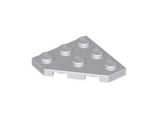 Wedge, Plate 3 x 3 Cut Corner
