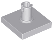 Tile, Modified 2 x 2 with Pin