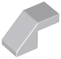 Slope 45 2 x 1 with Cutout without Stud