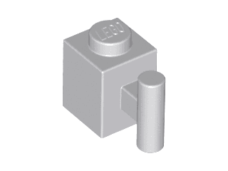 Brick, Modified 1 x 1 with Bar Handle
