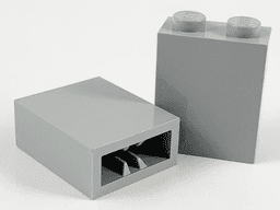 Brick 1 x 2 x 2 with Inside Axle Holder
