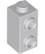 Brick, Modified 1 x 1 x 1 2/3 with Studs on Side