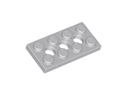 Technic, Plate 2 x 4 with 3 Holes