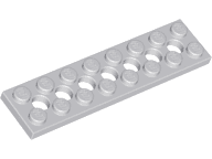 Technic, Plate 2 x 8 with 7 Holes