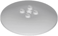 Dish 6 x 6 Inverted (Radar) - Solid Studs