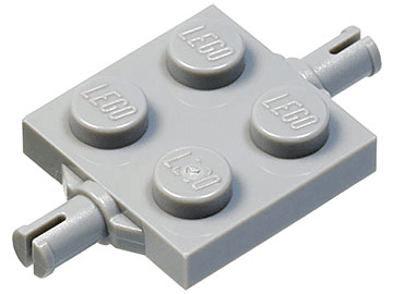 Plate, Modified 2 x 2 with Wheels Holder
